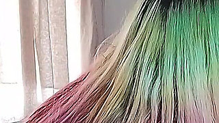 I Used Reyna Tirana's Ass as a Drum!! Facesitting, Triple Kiss and Spanking in This Backstage Streaming with Babyluna939 Part 6