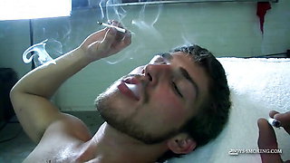 Hot Dude Give His Smoking Buddy A Hard Ass Fuck