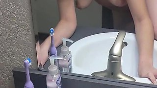 Daddy Bends Me Over the Sink and Fucks My Brains Out