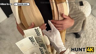 Hunt4k. scanty red haired hoe with cute curves and vulva is fucking for scientific progress