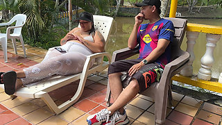 Huge Colombian ass gets fucked for money