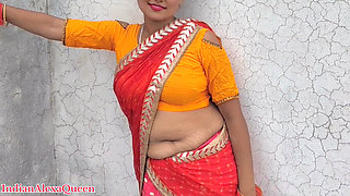 Desi village beautiful Bhabhi first time Anal Sex by Brother-in-law outdoor sex enjoy in Hindi Dirty talk IndianAlexaQueen