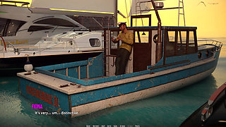 Dominos Beach 16 John First Date Fiona Boat Ocean Sunset Sfw