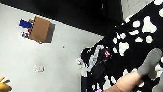 Surprise Blowjob from Beautiful Colombian Teen Girlfriend - Homemade POV Sex