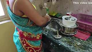 Indian Maid Hard Fucking In Kitchen