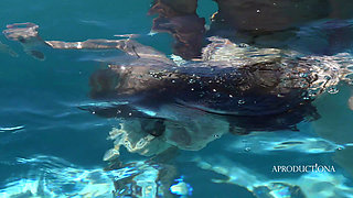 Underwater Fuck in the Pool