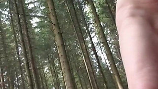 Julie Strips Naked on the Side of the Road and Squirts