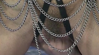 Lubed German latex whores enjoying anal threesome