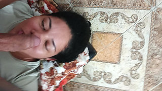 Blowjob Beautiful Girlfriend Deep Throat