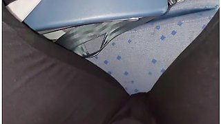 Fingering My Wet Pussy During A Flight (public - Almost Caught)