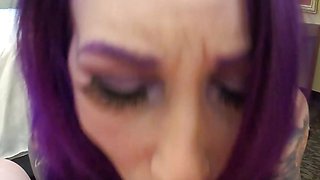 Emo Goth MILF Anal Cream Pie