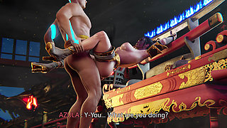 Busty 3D Azula Blowjob and Fuck