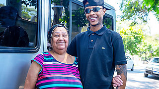 Fat 72 Years Old Mature Picked up for Anal