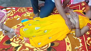 Bhabhi poked by daddy in law Very first night lovemaking, hottest indian first-ever night hookup Indian teenie having Romantic intercourse on the floor and gets creampied