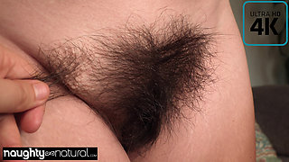 NAUGHTYNATURAL - Hairy Lesbian Casting Couch Brujx Babe & Nikki Silver XXX Amateur Audition Scene