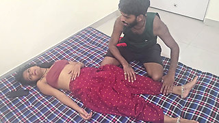 Beautiful Indian girl with young boy