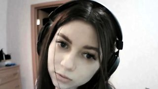 Shy brunette homemade amateur webcam teen
