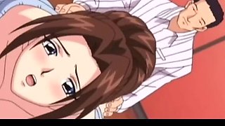 Uncensored Hentai: Voluptuous MILF Steamy Elevator Sex After Breakdown