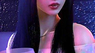 3D Huge Boobs Slut Cheating with BBC