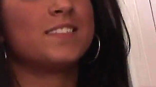 Interracial video with Piper Brady an 18 year old slut with shaved vagina and dark hair gets fucked by a BBC