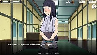 Naruto - Kunoichi Trainer 0.14.1 Part 50 Hinata Blowjob - Mikasa Sex by Loveskysan69