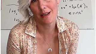 If You Cum Then Youll Be Able To Focus On Math - Big Boob School Teacher Joi Countdown