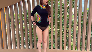 A de M wife whose hobby is SM breaking in outdoor exposure training The last is sex on a Ferris wheel