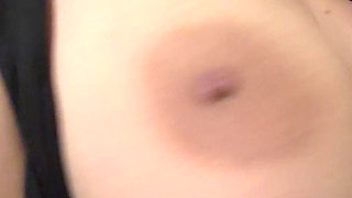bounces her huge tits very delicious