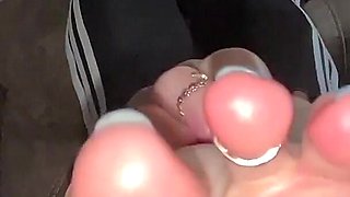 Oily Feet in Your Face POV