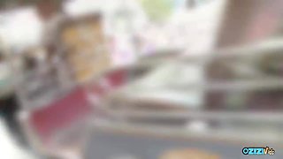 Bashful Thai Ambidextrous Stunners Hand-job Cum-shot Load