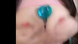 Asian Gal Unloading Faux-cock
