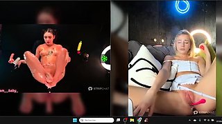 Hottest Amateur 19yo Blonde Teen going solo on Webcam