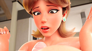 Daniel Fucks Debbie's Large Tits and Cum in her Mouth