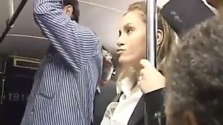 Aiden Starr bus groped by asian: Blowjob, Doggy  Cowgirl Porn