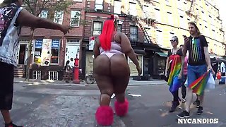 NYCandid 355 Spicee Cajun PLUMPER In Pinkish Leotard