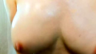 Girl next door takes it in her pussy and swallows it all