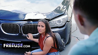 Ebony MILF Stepmom Carmela Clutch Seduces and Fucks Her Lucky Stepson