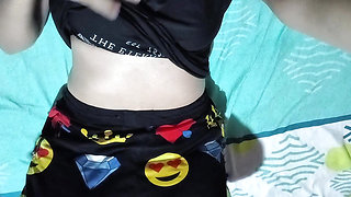 My stepsister is desperate for my cum, she sucks it until she takes the last drop
