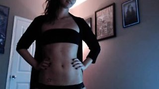 Amateur Webcam Teen Flashes Masturbates