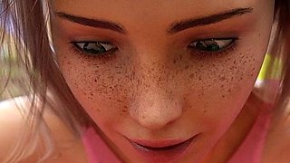 Step Sister Gives Me Blowjob in Public Pool - 3D Hentai Animated Porn - Milfy City