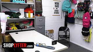 Shoplyfter - cute stunner with juicy titties Adrianna Jade juggles her giant butt to avoid troubles