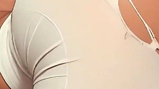 Creamy Pussy Fuck! Gym Sex! Ripped Leggings Fuck Doggystyle