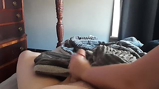 Handjob From Stepsis Red Nails Cumming Hard