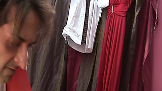 Elegant Milfs_scene_4_blonde and Brunette MILFs in Lingerie Get Dressed While Having a Threesome.