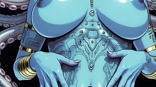 Gol Busty Alien Fantasy Animation