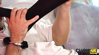 Cuck4k. smooch my sole and eat my warm pussy