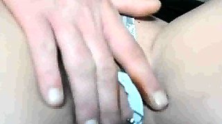 Massaging clit of my pierced pussy (close up)