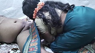 Amateur Indian housewife Gulabu_Gule gives a hot blowjob in the house