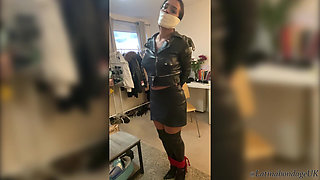 Latina Tied up and Gagged with Microfoam (hd)