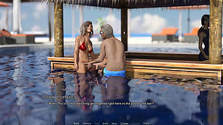 Tacos Cuck Watches His Wife Giving Pussy to an Old Chap and Deepthroating His Cock by the Pool - Episode 90